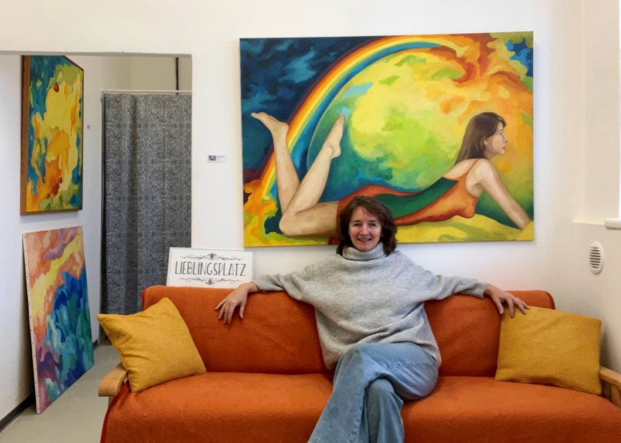Barbara Gashi im Atelier